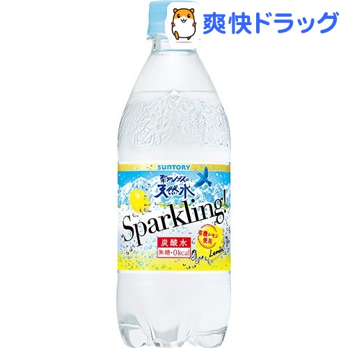 南アルプスの天然水 スパークリング レモン(500mL*24本入)【南アルプス天然水】