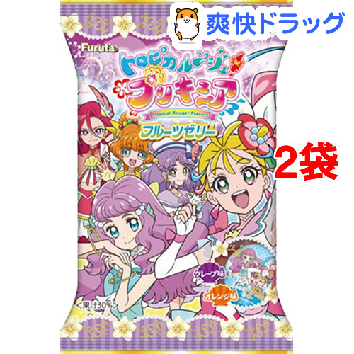 楽天市場 フルタ トロピカル ジュ プリキュアフルーツゼリー 240g 2袋セット フルタ 爽快ドラッグ