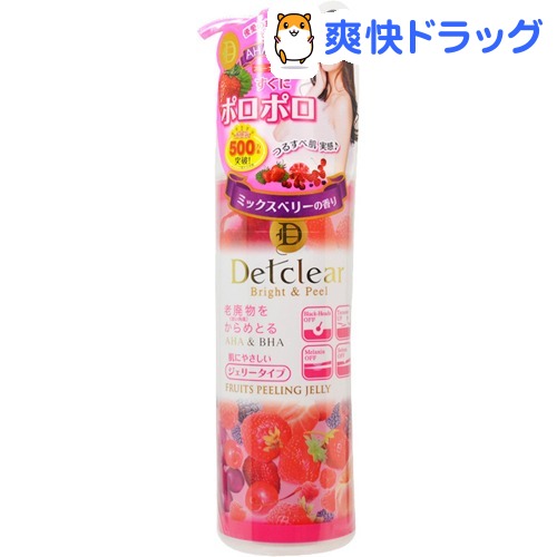 DETクリア ブライト＆ピール ピーリングジェリー ミックスベリーの香り(180ml)【DETクリア】