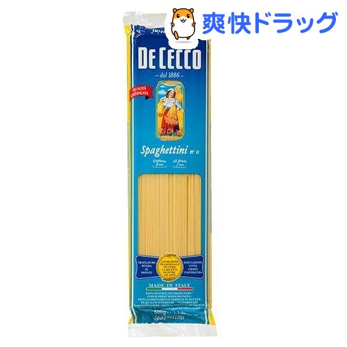 ディチェコ No.11 スパゲッティーニ(500g)【ディチェコ(DE CECCO)】