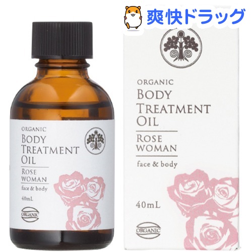 楽天市場 生活の木 ボディトリートメントオイル ローズウーマン 40ml 生活の木 爽快ドラッグ