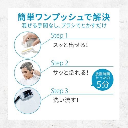 Soukai Men S Bigene Gray Hair Dark Gray 40 G Of 40 G Rakuten