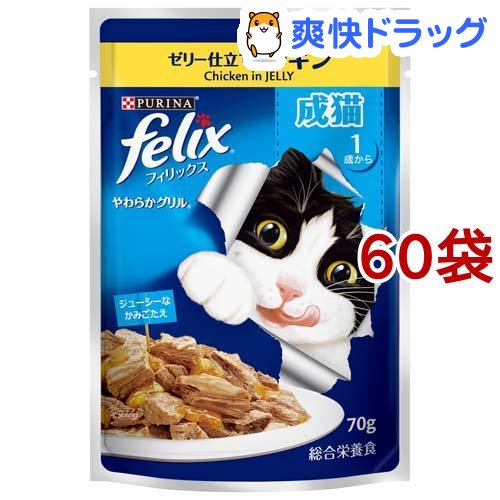 楽天市場 フィリックス やわらかグリル 成猫用 ゼリー仕立て バラエティパック 70g 12コ入 フィリックス キャットフード 爽快ドラッグ