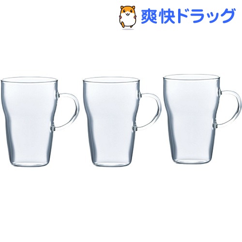耐熱グラス マグカップ 食洗機対応 TH-402-JAN(430ml*3コ入)
