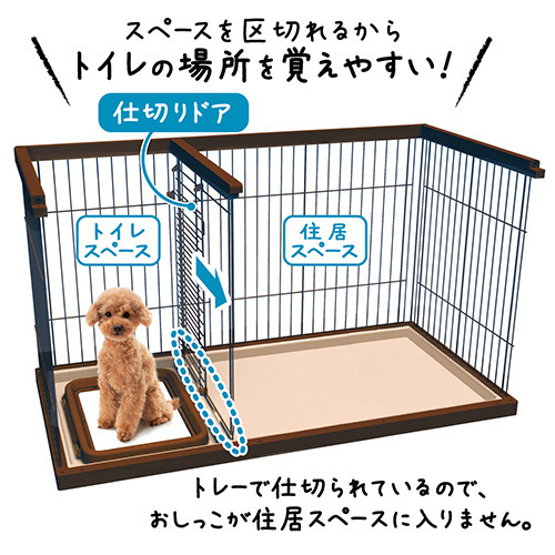 ペティオ トイレのしつけが出来る ドッグルームサークル ペティオ ブラウン レギュラー 1台 犬用品 ペティオ Petio サークル 爽快ドラッグペティオ Petio ペティオ トイレのしつけが出来る ドッグルームサークル ブラウン レギュラー