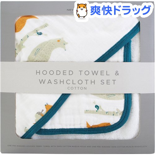 楽天市場 Newcastle Classics フードタオル ウォッシュクロスセット Forest Friends 1セット ニューキャッスルクラシックス 爽快ドラッグ