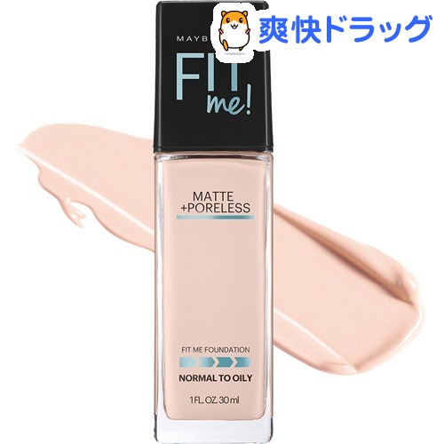 楽天市場 訳あり フィットミー リキッド ファンデーション マット 103 明るい肌色 ピンク系 30ml Rp3p メイベリン 爽快ドラッグ