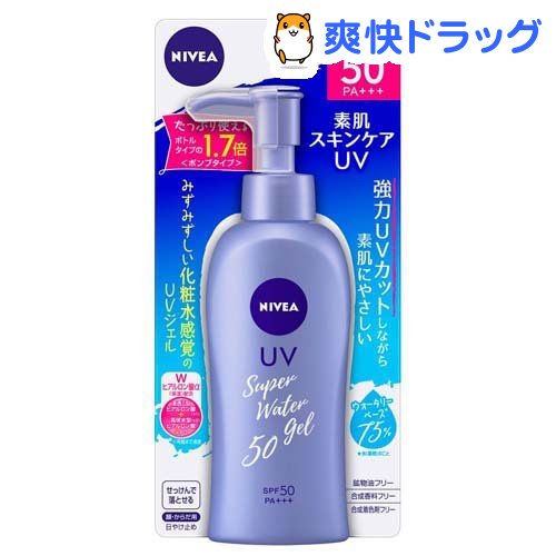 楽天市場 ニベアサン プロテクトウォータージェル Spf35 Pa ポンプ 140ml ニベア 日焼け止め 爽快ドラッグ