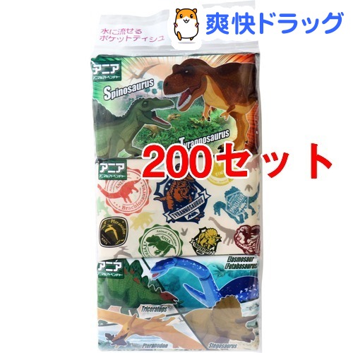 総合福袋 アニア アニマルアドベンチャー 水に流せるポケットティシュ 16枚 8組 6個入 0セット ハヤシ商事 694 Clickon Pk