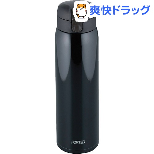 楽天市場 フォルテック パーク ワンタッチ栓サースティマグボトル 800ml ブラック Rh 1275 1コ入 フォルテック パーク 水筒 爽快ドラッグ