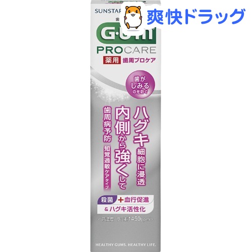 ガム(G・U・M) 薬用 歯周プロケア ペースト 知覚過敏ケアタイプ(85g)【ガム(G・U・M)】