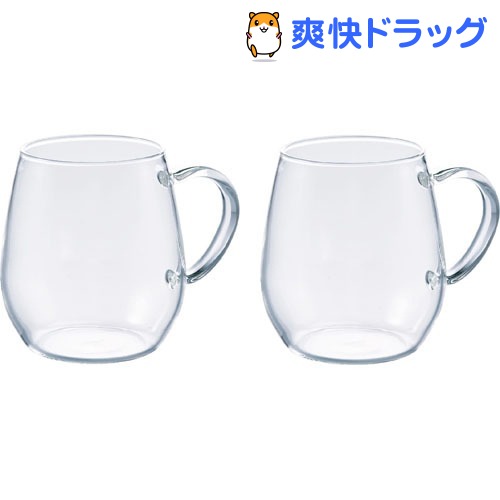 楽天市場 ハリオ 耐熱ガラス ラウンドマグ Rdm 14 2コ入 ハリオ Hario 爽快ドラッグ