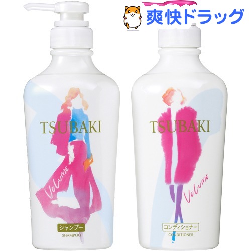 楽天市場 企画品 ツバキ Tsubaki ふんわりつややか ポンプペア 450ml 450ml ツバキシリーズ シャンプー コンディショナー 爽快ドラッグ
