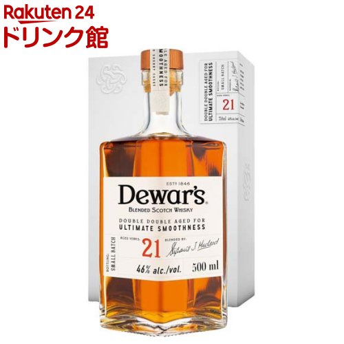 楽天市場】デュワーズ ダブルダブル21年ミズナラ(500ml) : 楽天24