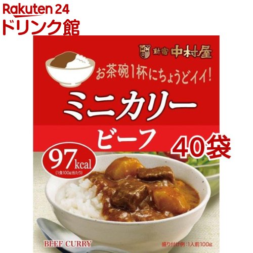 新宿中村屋 ミニカリー ビーフ(100g*40袋セット)【新宿中村屋】|24 ドリンク館