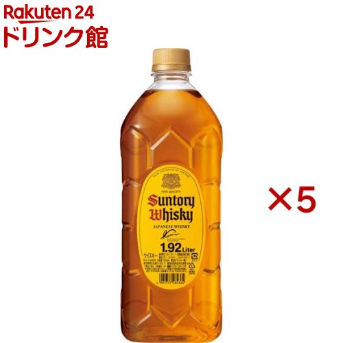 角瓶 ペット 金賞受賞ウイスキー ゴールドメダル ISC(1.92L&times;5セット)｜24 ドリンク館