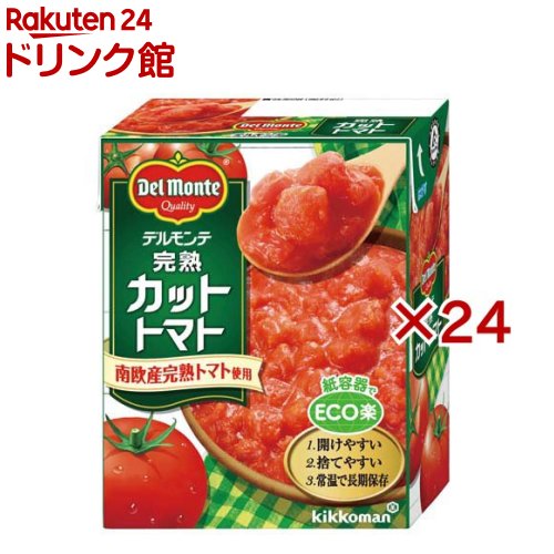 デルモンテ 完熟カットトマト(12個入×2セット(1個388g))【デルモンテ】