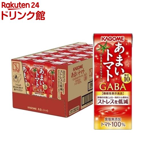 楽天市場】カゴメ トマトジュース 食塩無添加(200ml*72本セット