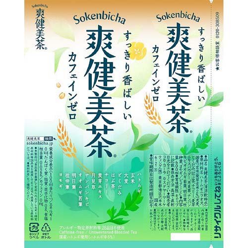 爽健美茶 PET(600ml*24本入)【2shdrk】【爽健美茶】[お茶]