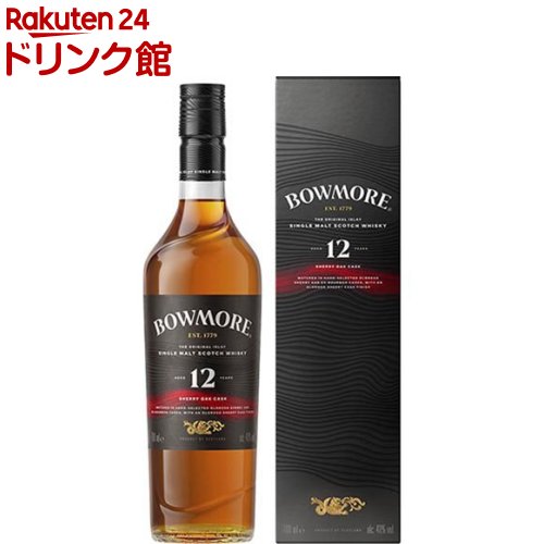楽天市場】シングルモルト ウイスキー ボウモア 12年(700ml) : 楽天24