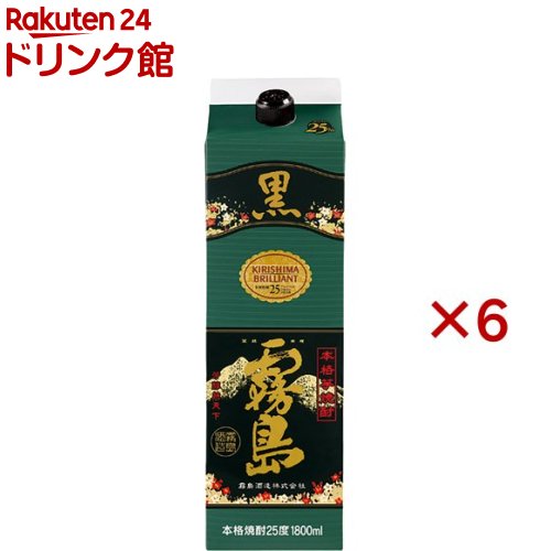 楽天市場】霧島酒造 赤霧島 25度 チューパック(1800ml) : 楽天24