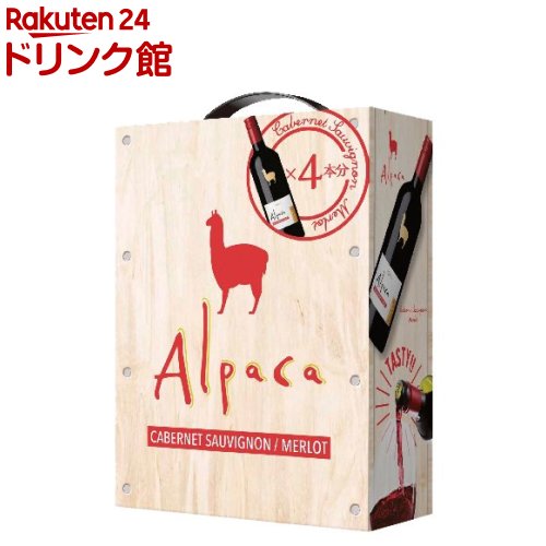 アルパカ様 1 Alpaca BOXワイン BIB サンタ・ヘレナ・アルパカ・カルメネール