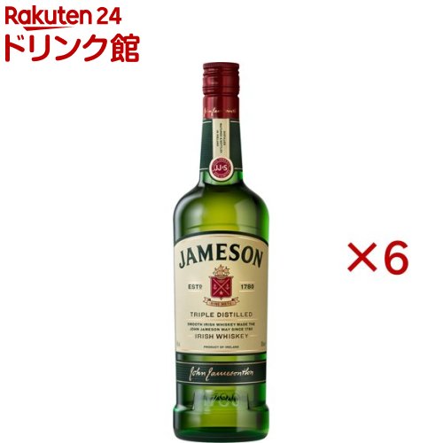 ジェムソン スタンダード アイリッシュウイスキー ウィスキー スムースな味 JAMESON(700ml×6セット)【ジェムソン (JAMESON)】