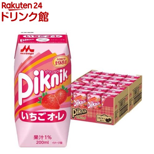 楽天市場】ピクニック フルーツ(200ml*24本入)【ピクニック】[紙パック