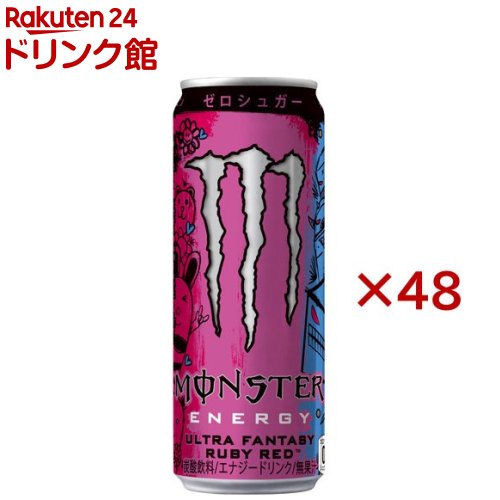 モンスター ウルトラファンタジールビーレッド(24本入&times;2セット(1本355ml))【モンスター】[エナジードリンク]｜24 ドリンク館