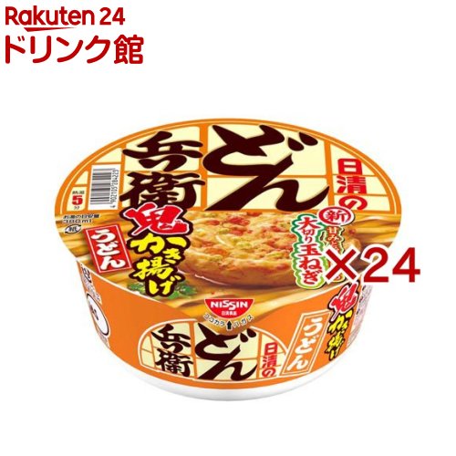 日清のどん兵衛 鬼かき揚げうどん ケース(12食入×2セット(1食96g))【日清のどん兵衛】