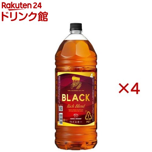 ブラックニッカ リッチブレンド ペットボトル(4L×4セット)【ブラックニッカ】 19,978円