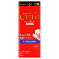 ◆10個セット/【3980円以上で送料無料（沖縄を除く）】hoyu ホーユー CIELO シエロ ヘアカラーEX クリーム 6P 深いダークピュアブラウン｜創快健美