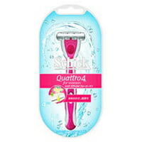 ◆10個セット/【3980円以上で送料無料（沖縄を除く）】Schick シック クアトロ4 フォーウーマン ホルダー 替刃2個付 [シック・ジャパン]