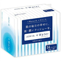 ◆10個セット/【3980円以上で送料無料（沖縄を除く）】エリエール プラスウォーター ポケットティシュー 14P入 [大王製紙]