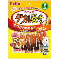 【1入れもの】【3980円以上で貨物輸送無料（沖縄を除く）】【お取り寄せ客体品】ペティオ ササミ+意気地無しチュインガムMOGU砂ぎも捉え所のない ダブル一巻き チュインガム 10本入 [ヤマヒサペットケア商行為部 Petio(ペティオ)] *30個