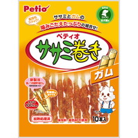 【1入れもの】【3980円以上で貨物輸送無料（沖縄を除く）】【お取り寄せ客体品】ペティオ ササミ一巻き チュインガム 10本入 [ヤマヒサペットケア商行為部 Petio(ペティオ)] *30個