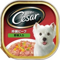 【1ケース】【3980円以上で送料無料（沖縄を除く）】【お取り寄せ対象品】マース ジャパンリミテッド Cesar シーザー 吟撰ビーフ 野菜入り 100g [マースジャパンリミテッド] *96個