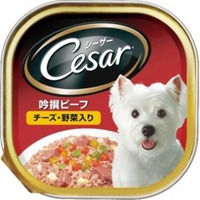 【1ケース】【3980円以上で送料無料（沖縄を除く）】【お取り寄せ対象品】マース ジャパンリミテッド Cesar シーザー 吟撰ビーフ チーズ・野菜 入り100g [マースジャパンリミテッド] *96個