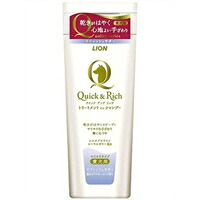 【1ケース】【3980円以上で送料無料（沖縄を除く）】【お取り寄せ対象品】Quick&Rich トリートメントインシャンプー 犬用 リフレッシュサボン 200ml[ライオン商事 クイックアンドリッチ] *24個