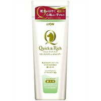 【1ケース】【3980円以上で送料無料（沖縄を除く）】【お取り寄せ対象品】Quick&Rich トリートメントインシャンプー 犬用 フォレストグリーン 200ml[ライオン商事 クイックアンドリッチ] *24個