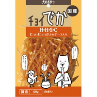 【1ケース】【3980円以上で送料無料（沖縄を除く）】【お取り寄せ対象品】チョイでか ヒョロヒョロささみチーズ入り 60g[わんわん チョイでか] *36個