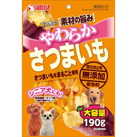 【1入れもの】【3980円以上で貨物輸送無料（沖縄を除く）】【お取り寄せ客体品】ゴン太の原料品の旨み やわらかさつまいも 190g[マルカン サンライズ商行為部 ゴン太] *36個 ドッグフード・サプリメント-犬用品-その他