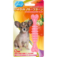 【1ケース】【3980円以上で送料無料（沖縄を除く）】【お取り寄せ対象品】かみかみフルーツボーン フレッシュなストロベリーの香り ハードタイプ S[スーパーキャット] *24個