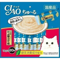 【1ケース】【3980円以上で送料無料（沖縄を除く）】【お取り寄せ対象品】チャオ ちゅーる かつお かつお節ミックス味 14g×20本 *16個
