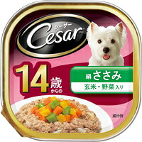 【1ケース】【3980円以上で送料無料（沖縄を除く）】【お取り寄せ対象品】シーザー 14歳からの 絹ささみ 玄米・野菜入り 100g[マースジャパンリミテッド] *96個 14,544円