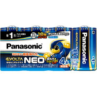 ◆10個セット/【3980円以上で送料無料（沖縄を除く）】パナソニック アルカリ乾電池 EVOLTA NEO(エボルタネオ) 単1形 4本パック LR20NJ/4SW[EVOLTA(エボルタ)]
