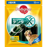 【1ケース】【3980円以上で送料無料（沖縄を除く）】【お取り寄せ対象品】ペディグリー デンタエックス 歯磨き専用ガム 小型犬用 レギュラー 11本入り[マースジャパンリミテッド] *24個