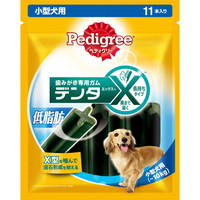 【1ケース】【3980円以上で送料無料（沖縄を除く）】【お取り寄せ対象品】ペディグリー デンタエックス 歯磨き専用ガム 小型犬用 低脂肪 11本入[マースジャパンリミテッド] *24個