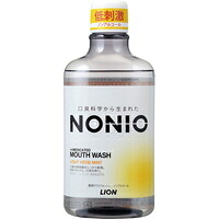 ◆12個セット/【送料無料(北海道・九州・沖縄除く)】NONIO(ノニオ) マウスウォッシュ ノンアルコール ライトハーブミント 600ml[ライオン] (1ケース)