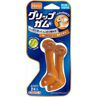 【1入れもの】【3980円以上で貨物輸送無料（沖縄を除く）】【お取り寄せ客体品】ハーツ グリップガム 超小型～小型犬用 ベイコン味(2本入) *48個